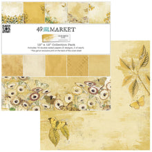 Load image into Gallery viewer, 49 And Market - Collection Pack 12"X12" - Color Swatch: Ochre. This pack includes 10 sheets of double-sided heavy weight cardstock. Available at Embellish Away located in Bowmanville Ontario Canada.