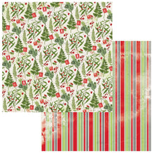 Load image into Gallery viewer, 49 And Market - Double-Sided Cardstock 12"X12" - Christmas Spectacular - Single Sheets. The Christmas collection is sure to be a timeless classic. This collection is filled with imagery of traditional Christmas classics in red, greens, gold and black. Available at Embellish Away located in Bowmanville Ontario Canada. Postmark