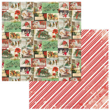 Load image into Gallery viewer, 49 And Market - Double-Sided Cardstock 12"X12" - Christmas Spectacular - Single Sheets. The Christmas collection is sure to be a timeless classic. This collection is filled with imagery of traditional Christmas classics in red, greens, gold and black. Available at Embellish Away located in Bowmanville Ontario Canada. Vignettes