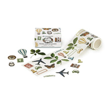 Load image into Gallery viewer, 49 And Market - Washi Sticker Roll - Wherever. One roll of assorted die-cut washi stickers. Each 3 inch roll has a repeat of approximately 13 inch long - 27 images repeated for a length of 3 meters. Available at Embellish Away located in Bowmanville Ontario Canada.