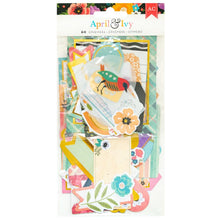 Load image into Gallery viewer, American Crafts - Ephemera Die-Cuts 66/Pkg - Journaling, Gold Foil - April And Ivy. Introducing April and Ivy by American Crafts- a paper collection that effortlessly combines vintage allure, eclectic flair, and vibrant energy. Available at Embellish Away located in Bowmanville Ontario Canada.