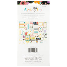 Load image into Gallery viewer, American Crafts - Ephemera Die-Cuts 66/Pkg - Journaling, Gold Foil - April And Ivy. Introducing April and Ivy by American Crafts- a paper collection that effortlessly combines vintage allure, eclectic flair, and vibrant energy. Available at Embellish Away located in Bowmanville Ontario Canada.