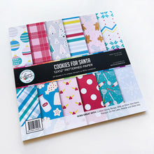 Charger l'image dans la galerie, Catherine Pooler - 12x12 Patterned Paper - Cookies for Santa. Want to create custom holiday gift bag or boxes that coordinate with your holiday cards? The Cookies for Santa 12x12 Patterned Paper is here for you! Available at Embellish Away located in Bowmanville Ontario Canada.