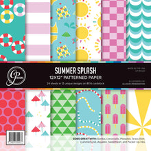 Load image into Gallery viewer, Catherine Pooler - 12x12 Patterned Paper - Summer Splash. Available at Embellish Away located in Bowmanville Ontario Canada.
