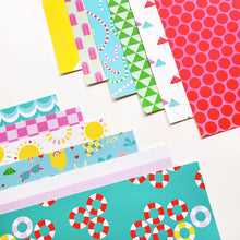 Load image into Gallery viewer, Catherine Pooler - 12x12 Patterned Paper - Summer Splash. Available at Embellish Away located in Bowmanville Ontario Canada.