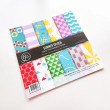 Load image into Gallery viewer, Catherine Pooler - 12x12 Patterned Paper - Summer Splash. Available at Embellish Away located in Bowmanville Ontario Canada.