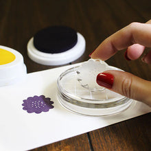 Load image into Gallery viewer, Catherine Pooler - Acrylic Grid Stamping Block - 2-3/4" Round