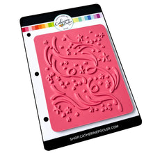 Load image into Gallery viewer, Catherine Pooler - Background Stamp - Hooray for Confetti. The Hooray for Confetti Background Stamp has swirls of confetti to create a festive look. Ink up in whatever color to fit your occasion or some metallic ink for a sparkly look. Available at Embellish Away located in Bowmanville Ontario Canada.