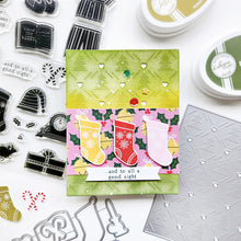 Load image into Gallery viewer, Catherine Pooler - Cover Plate Die - Christmas Embroidery. Available at Embellish Away located in Bowmanville Ontario Canada. Example by Amanda at Catherine Pooler Designs.