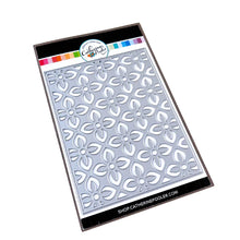 Load image into Gallery viewer, Catherine Pooler - Cover Plate Die - Eternal Flame. Burn the Eternal Flame with this beautiful Cover Plate Die. This die has a pattern of flame shapes and dots that will create a lovely background to any card. Available at Embellish Away located in Bowmanville Ontario Canada.