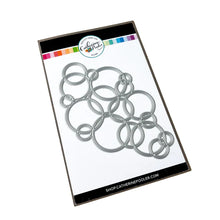 Load image into Gallery viewer, Catherine Pooler - Die - Bubblin'. Your cards and projects will be bubblin' over with fun when you add the Bubblin' Die. This die of connected bubbles will add a fun element to your card background and could also be used to create a stenciled effect. Available at Embellish Away located in Bowmanville Ontario Canada.