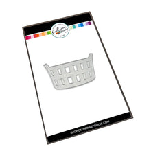 Load image into Gallery viewer, Catherine Pooler - Die - Bushel Basket. Fill up the Bushel Basket Die with some die cut apples from the Appley Ever After Stamp & Die Set. This embossed die cut image makes a farm-style basket that makes a great element to your card and fall projects. Available at Embellish Away located in Bowmanville Ontario Canada.