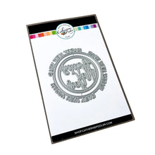 Load image into Gallery viewer, Catherine Pooler - Die - Round of New Year. Add a New Year's greeting with the Round of New Year Dies. This pair of circle word dies can be used together or separately. Layer them with the Circle Dies for festive shaker options. Available at Embellish Away located in Bowmanville Ontario Canada.