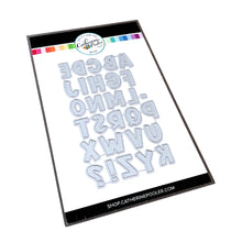Load image into Gallery viewer, Catherine Pooler - Dies - Block Alphabet. Approx. 3/4" tall letters have a casual and whimsical font and will make a cute accent to your next card. At Embellish Away in Bowmanville Ontario Canada.