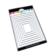 Load image into Gallery viewer, Catherine Pooler - Dies - Rectangle. You will need this set of seven nesting Rectangle Dies. These dies will give you lots of quick layering options for your cards and projects. Easily cut out perfectly proportioned rectangles with this set of dies. Available at Embellish Away located in Bowmanville Ontario Canada.