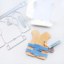 Load image into Gallery viewer, Catherine Pooler - Dies - Vest Gift Ever. Available at Embellish Away located in Bowmanville Ontario Canada. Life Vest example by brand ambassador.