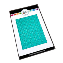 Load image into Gallery viewer, Catherine Pooler - Hot Foil Plate - Rattan. Add a gorgeous foiled pattern to your next card with the Rattan Hot Foil Plate! This woven cane pattern adds fine detail and can be cut and added to your card for a perfect background focal point. Available at Embellish Away located in Bowmanville Ontario Canada.