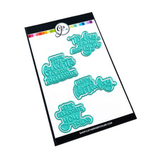 Load image into Gallery viewer, Catherine Pooler - Hot Foil Plates and Dies - Best Birthday Yet. Create birthday cards with hot foiled sentiments with the Best Birthday Yet Hot Foil Plates and Dies. This set of four hot foil sentiments are perfect for bringing the bling to birthday! Available at Embellish Away located in Bowmanville Ontario Canada.