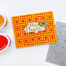 Load image into Gallery viewer, Catherine Pooler - Hot Foil Plates and Dies - Joyful Thanks. Take your sentiments up a notch by adding a metallic bling. This two-for product includes both the foiling plate sentiments and coordinating dies. Available at Embellish Away located in Bowmanville Ontario Canada. Example by brand ambassador.