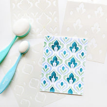 Load image into Gallery viewer, Catherine Pooler - Layered Stencil - Dreamy Damask. Available at Embellish Away located in Bowmanville Ontario Canada. Example by Catherine Pooler Designs.