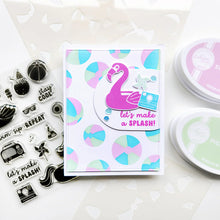 Load image into Gallery viewer, Catherine Pooler - Layered Stencil - Having a Ball. Available at Embellish Away located in Bowmanville Ontario Canada. Example by Catherine Pooler Designs brand ambassador.