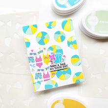 Load image into Gallery viewer, Catherine Pooler - Layered Stencil - Having a Ball. Available at Embellish Away located in Bowmanville Ontario Canada. Example by Catherine Pooler Designs brand ambassador.