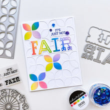 Load image into Gallery viewer, Catherine Pooler - Layered Word Dies - Fair. Perfect for adding flair to your cards and scrapbook pages- try the Fair Layered Word Die. Available at Embellish Away located in Bowmanville Ontario Canada. Example by brand ambassador.