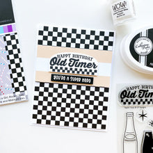 Load image into Gallery viewer, Catherine Pooler - One Liners Stamp Set - Rad Dad. Send Dad a note to let him know he's still cool in your books with the Rad Dad One Liners Stamp Set. Available at Embellish Away located in Bowmanville Ontario Canada. Card by brand ambassador.