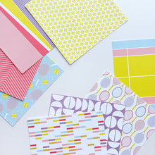 Load image into Gallery viewer, Catherine Pooler - Patterned Paper - 40 Love. This sport themed paper pack is packed with geometric patterns and sporty prints! Tennis rackets, balls and court inspired patterns will be great backgrounds or accents for your cards and projects. Available at Embellish Away located in Bowmanville Ontario Canada.
