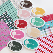 Load image into Gallery viewer, Catherine Pooler - Patterned Paper - Bring on the Figgy Pudding. Add a touch of whimsy to your holiday cards with the Bring on the Figgy Pudding Patterned Paper! This festive collection combines sweet and retro designs with charming patterns and prints. Available at Embellish Away located in Bowmanville Ontario Canada.