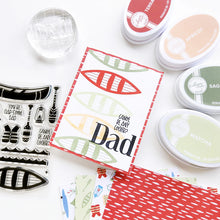 Load image into Gallery viewer, Catherine Pooler - Patterned Paper - Canoe with You. Plaid print, a timeless touch. Available at Embellish Away located in Bowmanville Ontario Canada. Card example by Catherine Pooler Designs Ambassador.