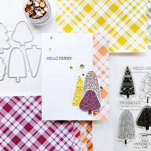 Load image into Gallery viewer, Catherine Pooler - Patterned Paper - Fall Plaid. We put together the Fall Plaid Patterned Paper pack for those occasions! This fall color combo was specially chosen to give that traditional feel of the changing leaves in the season! Available at Embellish Away located in Bowmanville Ontario Canada. Example by Catherine
Pooler Designs.