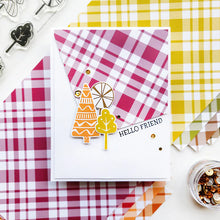 Load image into Gallery viewer, Catherine Pooler - Patterned Paper - Fall Plaid. We put together the Fall Plaid Patterned Paper pack for those occasions! This fall color combo was specially chosen to give that traditional feel of the changing leaves in the season! Available at Embellish Away located in Bowmanville Ontario Canada. Example by Catherine
Pooler Designs.