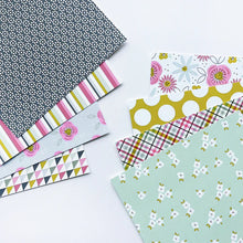 Load image into Gallery viewer, Catherine Pooler - Patterned Paper - Favorite Prints. Add the perfect floral print or versatile pattern with the Favorite Prints Patterned Paper. Featuring Pink Champagne, With an Olive, Wintergreen, Seafoam, Sparkling Berry, Pebble and Black Jack Inks. Available at Embellish Away located in Bowmanville Ontario Canada.
