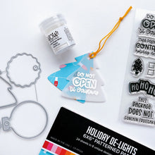 Charger l'image dans la galerie, Catherine Pooler - Patterned Paper - Holiday De-Lights. When trimming the tree, don't forget the holiday de-lights! The Holiday De-Lights Patterned Paper is a quintessential holiday mix of patterns and prints! Available at Embellish Away located in Bowmanville Ontario Canada. Example by brand ambassador.