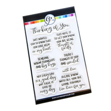 Load image into Gallery viewer, Catherine Pooler - Sentiment Stamps - Inside Out Thinking of You. Available at Embellish Away located in Bowmanville Ontario Canada.