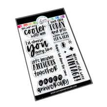 Load image into Gallery viewer, Catherine Pooler - Sentiments Stamp Set - Aged to Perfection