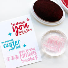 Load image into Gallery viewer, Catherine Pooler - Sentiments Stamp Set - Aged to Perfection