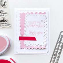 Load image into Gallery viewer, Catherine Pooler - Sentiments Stamp Set - Nice Things to Say. The Nice Things to Say Sentiments Stamp Set is packed with a variety of beautiful sentiments for all occasions from thanks to congrats! Available at Embellish Away located in Bowmanville Ontario Canada. Example by brand ambassador.