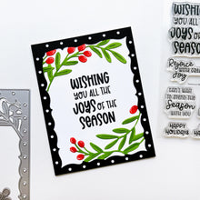 Load image into Gallery viewer, Catherine Pooler - Sentiments Stamp Set - Seasonal Mix. Get a mix of all the sentiments you need for this holiday season with the Seasonal Mix Sentiments Stamp Set! Available at Embellish Away located in Bowmanville Ontario Canada. Example by brand ambassador.