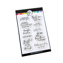 Load image into Gallery viewer, Catherine Pooler - Sentiments Stamp & Die - Loving Words. Holiday and year round sentiments. Available at Embellish Away located in Bowmanville Ontario Canada.