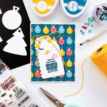 Charger l'image dans la galerie, Catherine Pooler - Sentiments Stamps - No Shaking. Make the perfect gift tags this season with the No Shaking Sentiments Stamp Set. This adorable set has cute sentiments like "this package does not contain fruitcake" and "do not open 'til Christmas". Available at Embellish Away located in Bowmanville Ontario Canada. Example by brand ambassador.