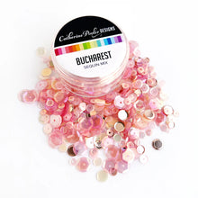 Load image into Gallery viewer, Catherine Pooler - Sequin Mix - Bucharest. Known for it's Art Deco buildings and monuments is the capital of Romania, Bucharest. This prosperous and cosmopolitan city has a rich history and vibrant present making it a must visit spot in Eastern Europe. Available at Embellish Away located in Bowmanville Ontario Canada.