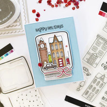 Load image into Gallery viewer, Catherine Pooler - Sequin Mix - Charlevoix. Nestled in Charlevoix, Quebec is an adorable little town with all the nostalgic feels of village life. This is a perfect spot to go along with our winter village inspired Bedford Falls Patterned Paper. Available at Embellish Away located in Bowmanville Ontario Canada. Example by brand ambassador.