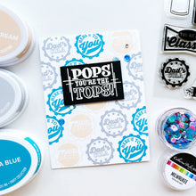 Cargar imagen en el visor de la galería, Catherine Pooler - Sequin Mix - Milwaukee. Teal, red and pink with loads of sparkle and mirror pops...the Milwaukee Sequin Mix is ready to make "happy days"! Available at Embellish Away located in Bowmanville Ontario Canada. Card example by brand ambassador.