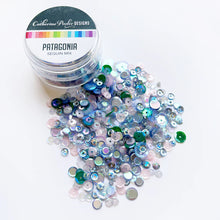 Load image into Gallery viewer, Catherine Pooler - Sequin Mix - Patagonia. Let's take an adventure to Patagonia! This southern-most mountainous region of Chile and Argentina is both lush and green and arctic! Available at Embellish Away located in Bowmanville Ontario Canada.