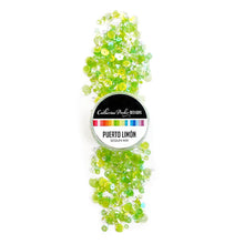 Cargar imagen en el visor de la galería, Catherine Pooler - Sequin Mix - Puerto Limon. Picture it. Sipping a cold, citrusy drink on the beaches of Costa Rica and enjoying some rest and relaxation. That's the inspiration behind the zesty Puerto Limón Sequin Mix! Available at Embellish Away located in Bowmanville Ontario Canada.