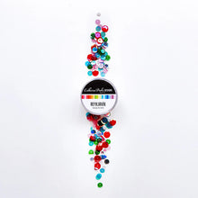 Load image into Gallery viewer, Catherine Pooler - Sequin Mix - Reykjavik. Reykjavík Sequin Mix adds a touch of playful elegance to your holiday projects. This iridescent mix features vibrant red and green sequins with soft pops of pink and icy blue. Available at Embellish Away located in Bowmanville Ontario Canada.