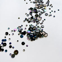 Load image into Gallery viewer, Catherine Pooler - Sequin Mix - Salem Sequin. When you need a class black sequin mix, grab this Salem Mix. Named for the Massachusetts town known for its eerie past, this mix brings the holographic sparkle and iridescent shine. Available at Embellish Away located in Bowmanville Ontario Canada.