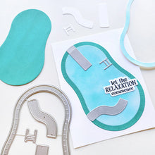 Load image into Gallery viewer, Catherine Pooler - Shaker Dies - Take a Dip. Available at Embellish Away located in Bowmanville Ontario Canada. Example by Catherine Pooler Designs brand ambassador.